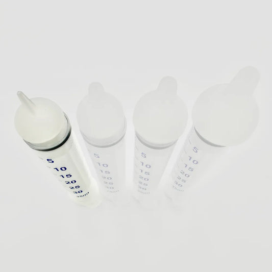 Extra Small Threaded Syringe Feeding Nipples, 10ml (2-Pack)