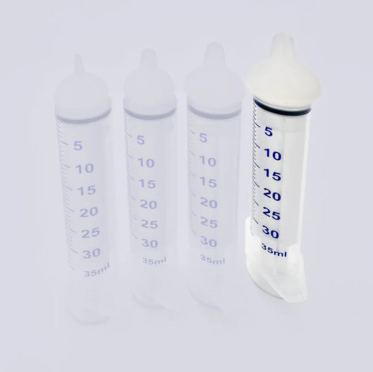 Large Threaded syringe feeding nipple