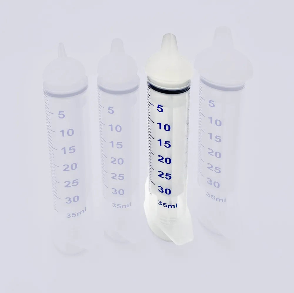 Puppywarmer Medium Threaded Syringe Feeding Nipples